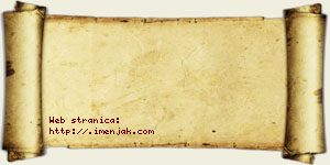 Julijana Zafirović vizit kartica